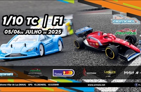 4º Prova do Campeonato Nacional 1/10 TC MOD, Stock e Trofeu F1